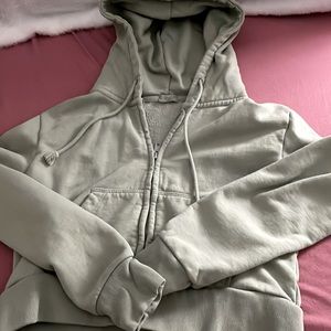 John Galt Pale Green Full Zip Hoodie Woman’s small